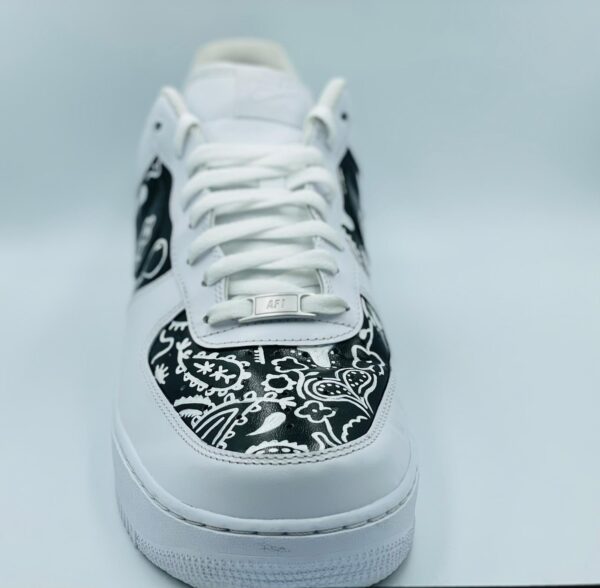 "Black Bandana" Air Force Ones - Image 5