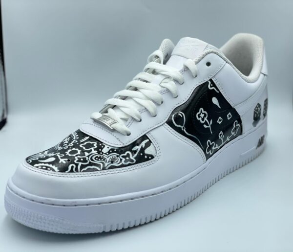 "Black Bandana" Air Force Ones - Image 6