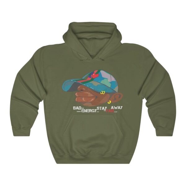 Bad Energy Stay Far Away Hooded Sweatshirt - Image 4